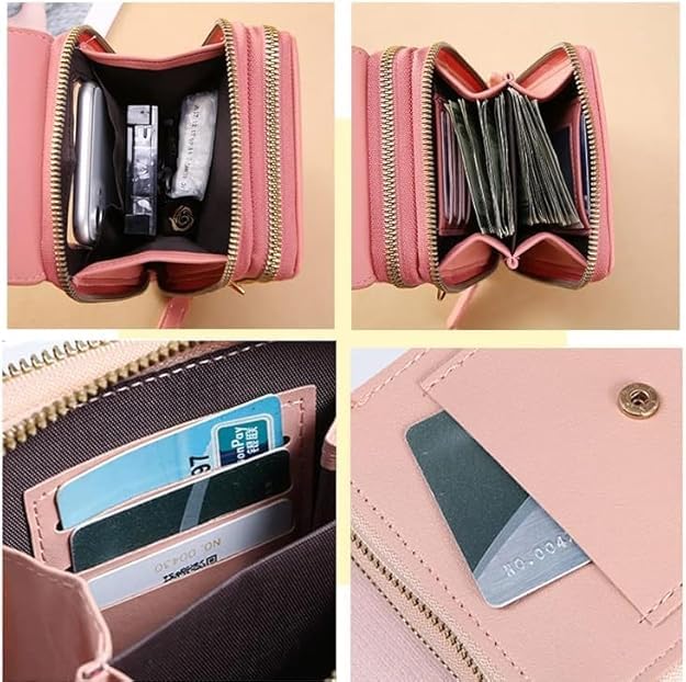 PurseLuxe™ – Crossbody Phone Bag With Touchscreen Card Slots