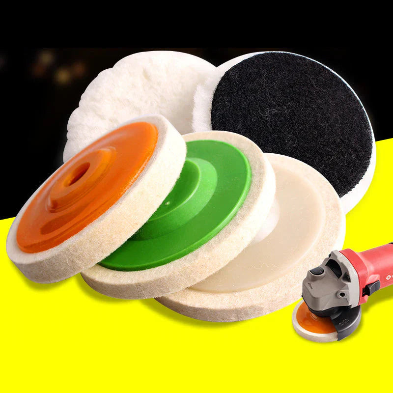 ShineCraft™ Wool Polishing Wheel Disc