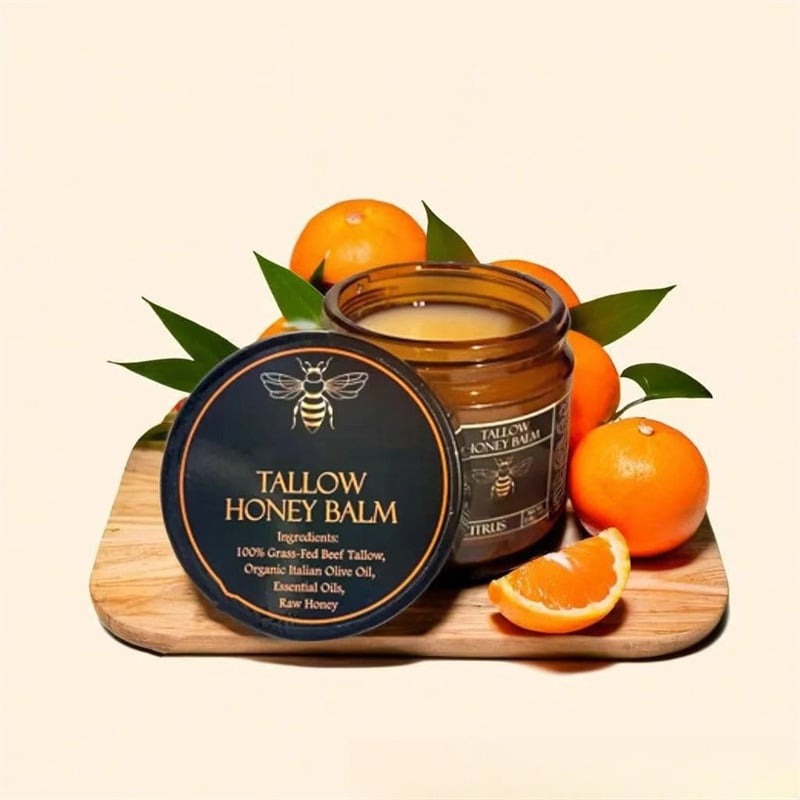 Beef Tallow Honey Balm