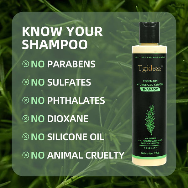 Tgideas® Rosemary Shampoo | Hair Growth & Anti-Dandruff Scalp Treatment