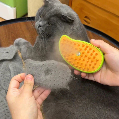 FurEase™ Steamy Cat Brush