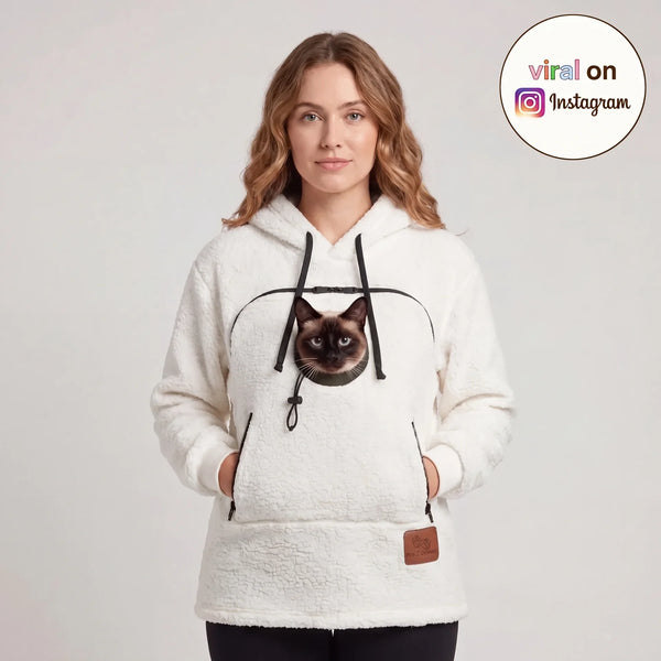 Meowvelle™ – Adorable Kitty Graphic Hoodie