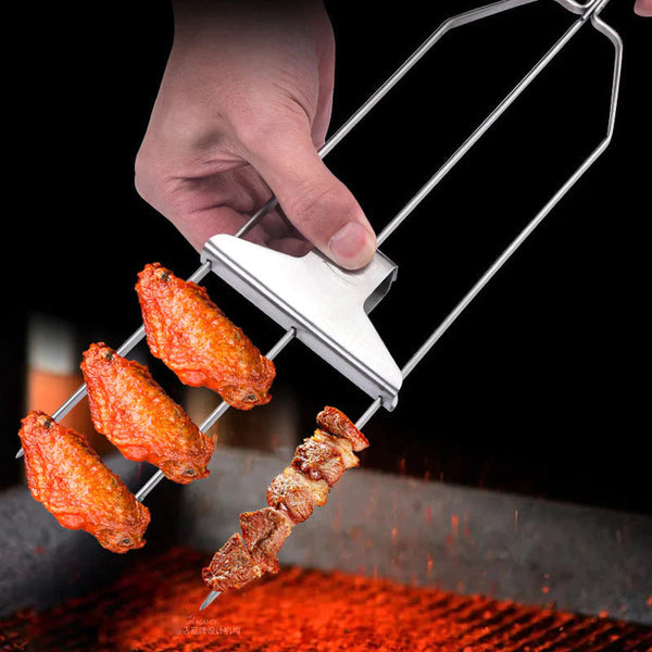 BlazeTrio Skewers — Master the Grill, Ignite Legendary Flavor Every Time