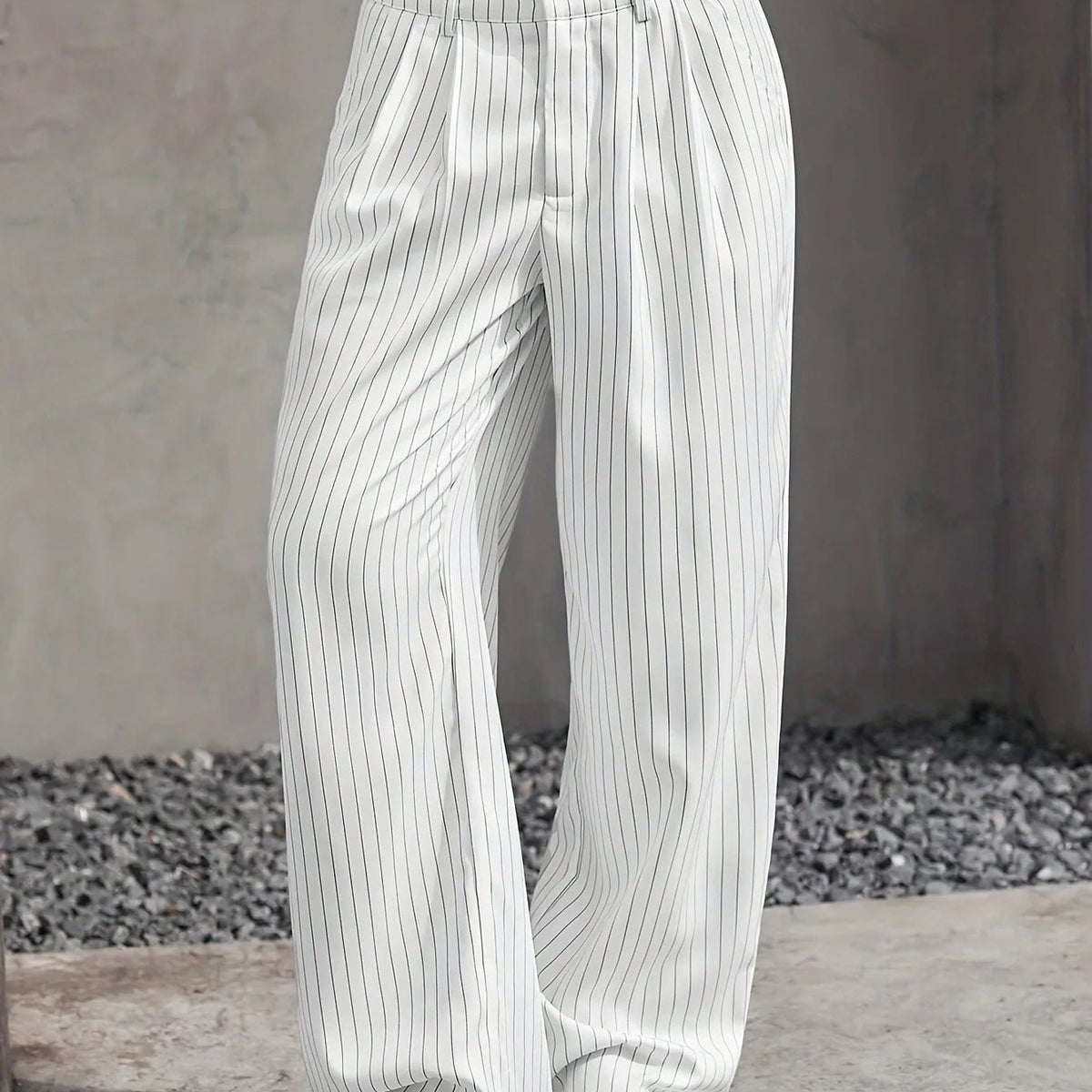PinstripePower™ — Sculpt Your Curves and Command Every Room with Effortless Style