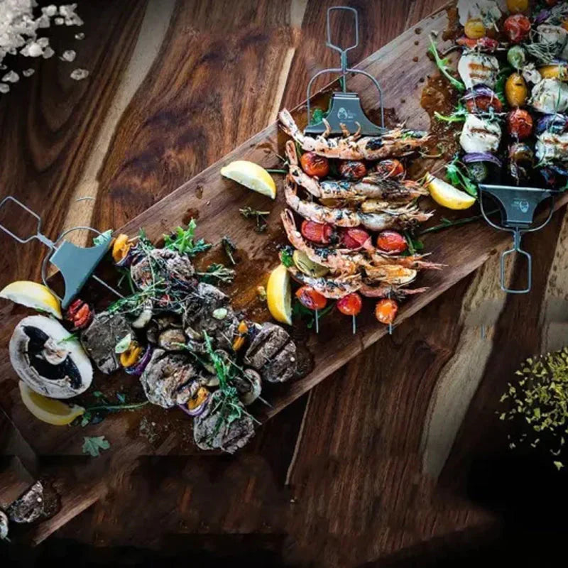 BlazeTrio Skewers — Master the Grill, Ignite Legendary Flavor Every Time
