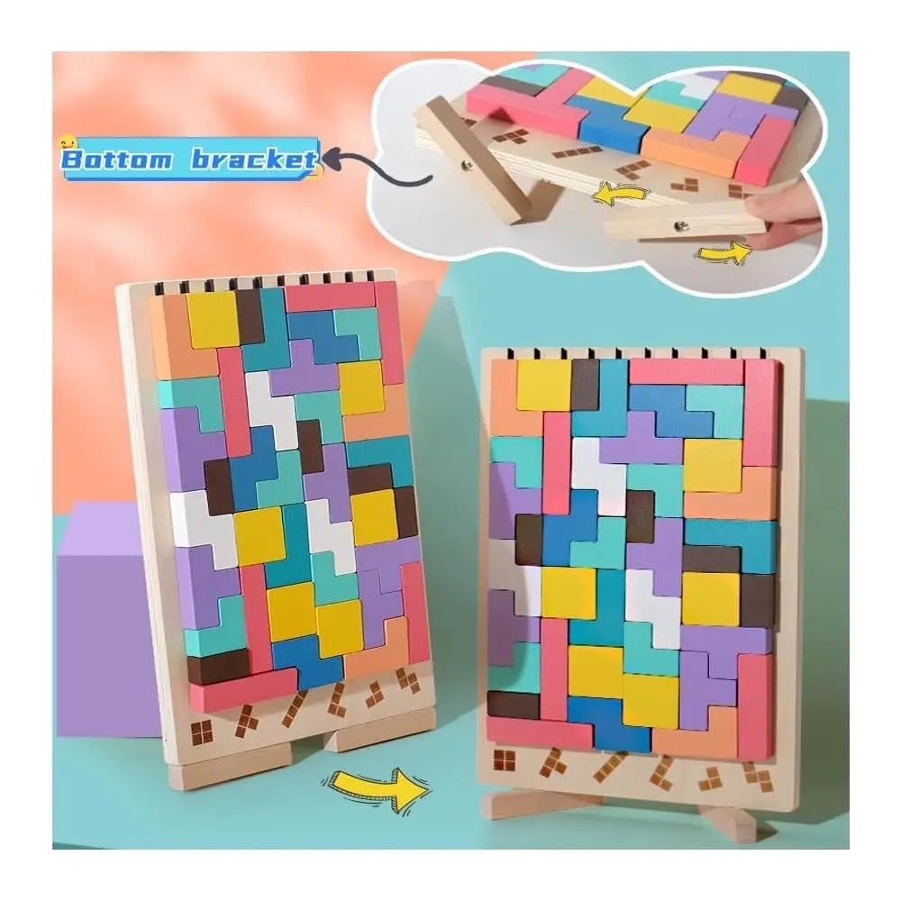 BrainBlocks – Wooden Stacking Fun Game