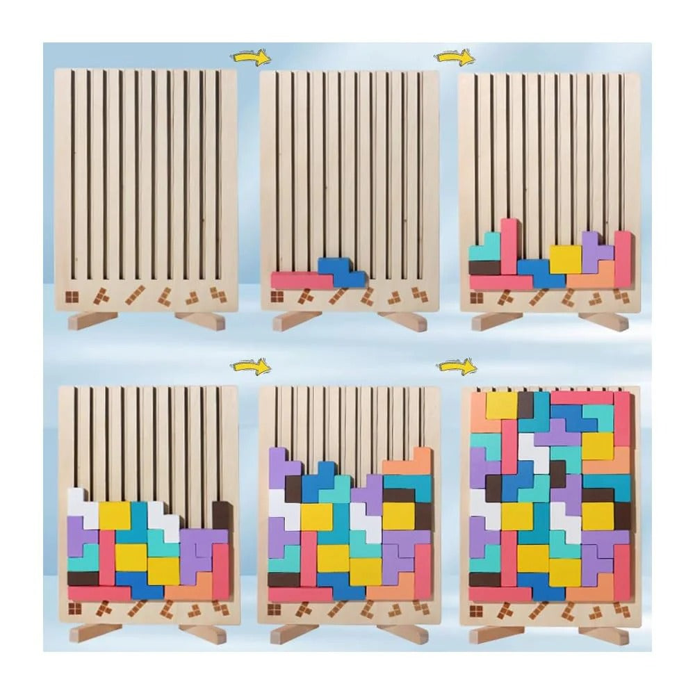 BrainBlocks – Wooden Stacking Fun Game