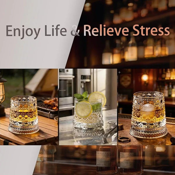 Glaciera™ – Rotating Crystal Glass LED Table Light