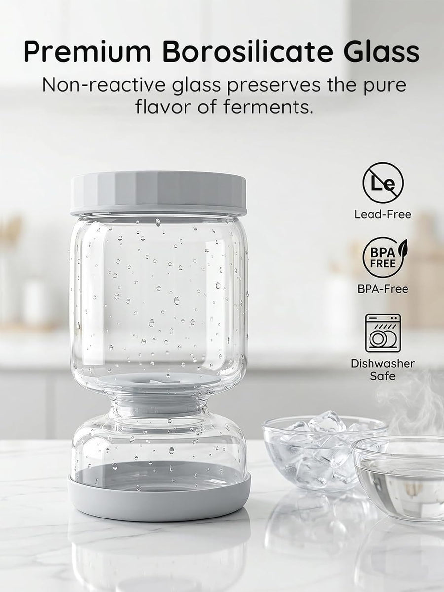 PickleViva™ – Easy-Serve Pickle Jar With Built-In Separator
