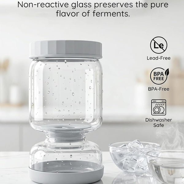 PickleViva™ – Easy-Serve Pickle Jar With Built-In Separator