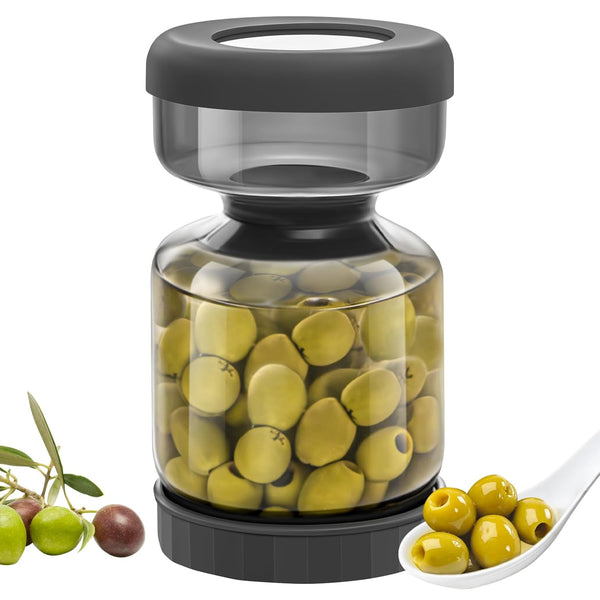 PickleViva™ – Easy-Serve Pickle Jar With Built-In Separator