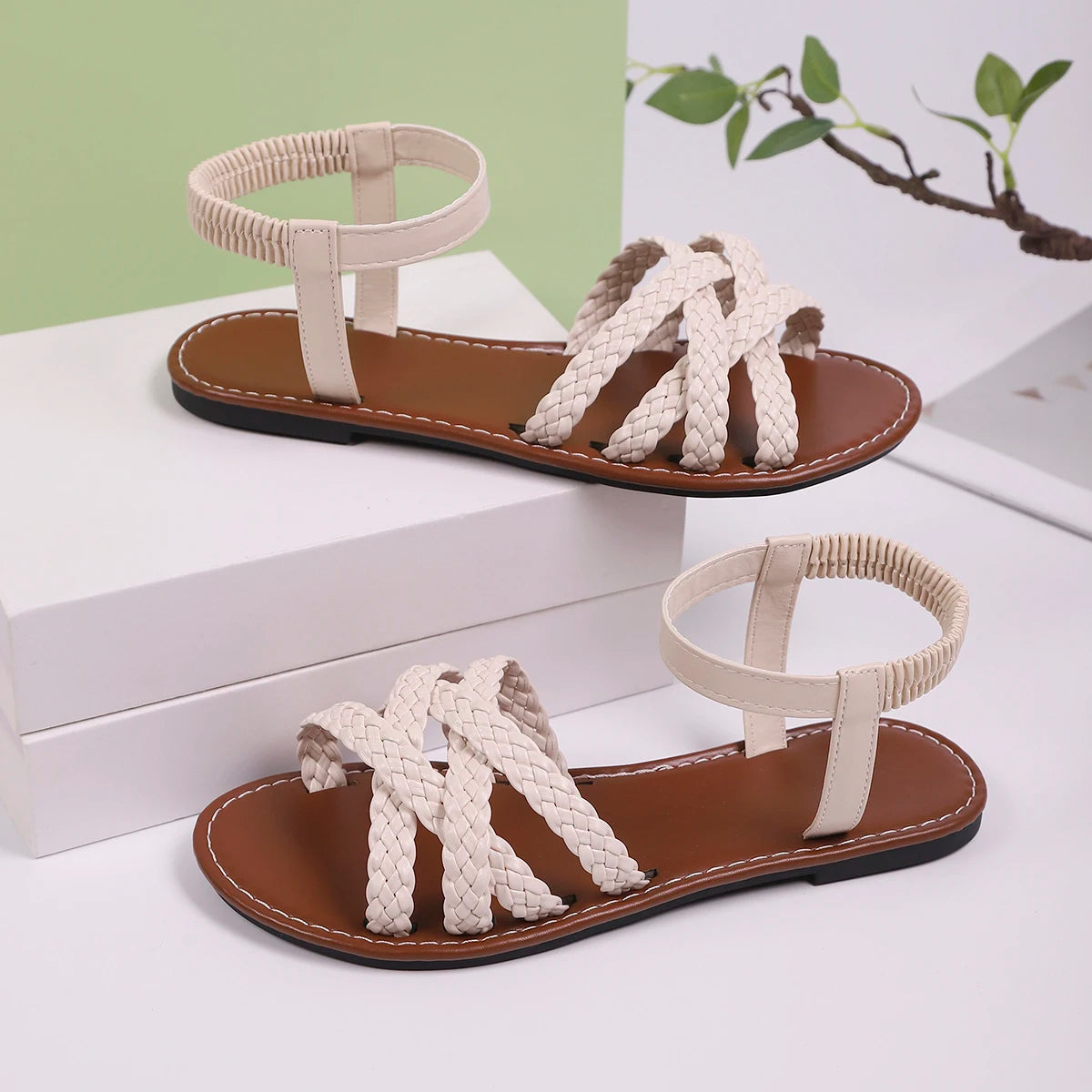 Vireoa — Artisan Vegan Leather Sandals with Cushioned Sole