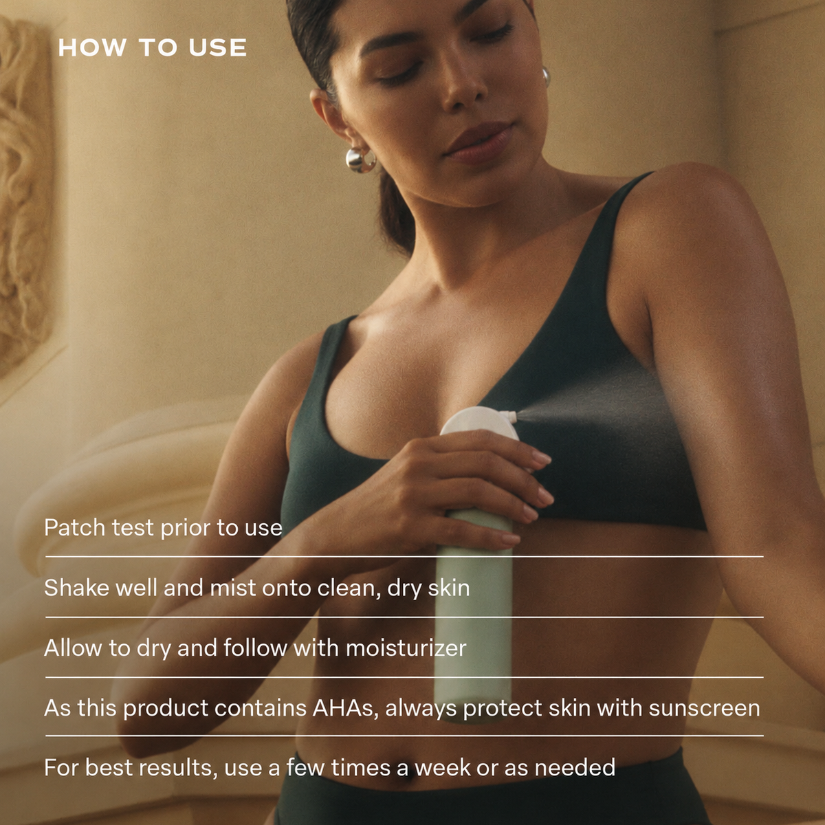 PureRadiance™ – Exfoliating Glycolic Acid Body Spray