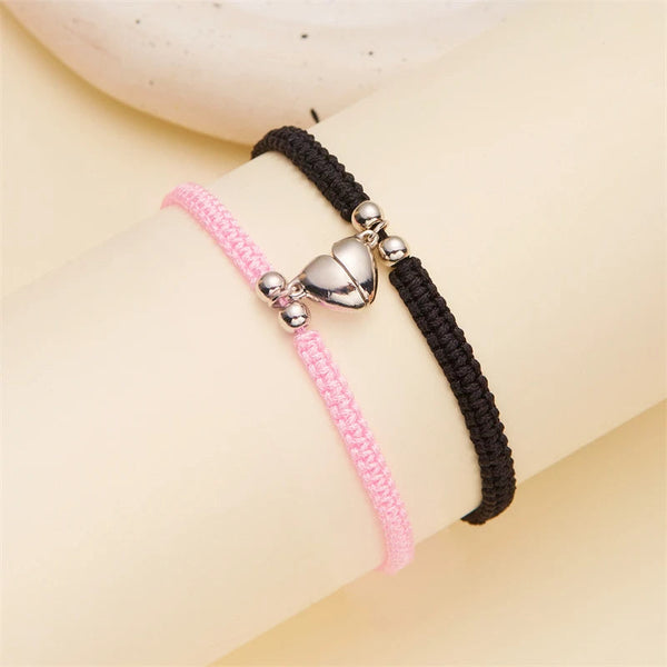 Magnetic Heart Bracelet – Adjustable Friendship Jewelry