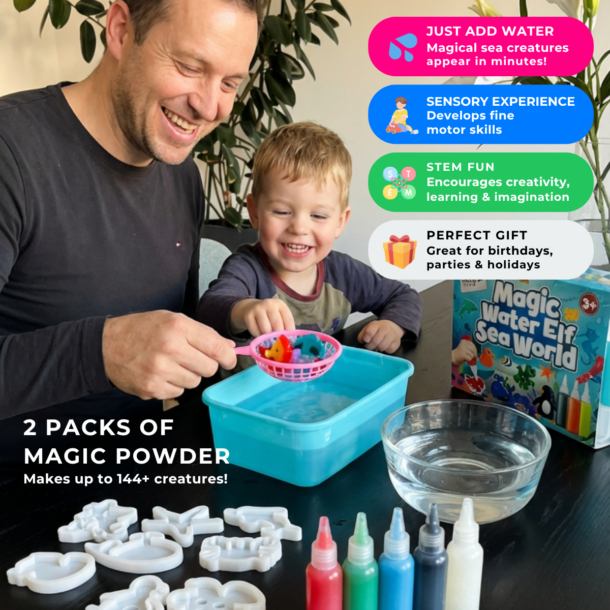 MagicMelt™ – Water-Based 3D Figure Creation Kit