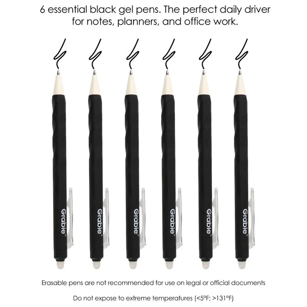 Medium Point Erasable Gel Pen Set