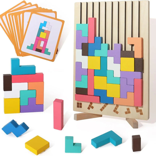 BrainBlocks – Wooden Stacking Fun Game