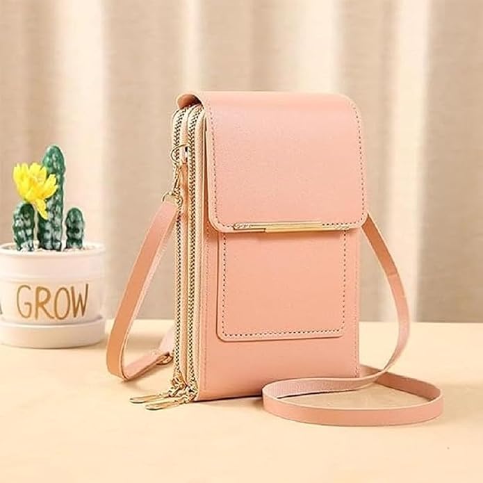 PurseLuxe™ – Crossbody Phone Bag With Touchscreen Card Slots