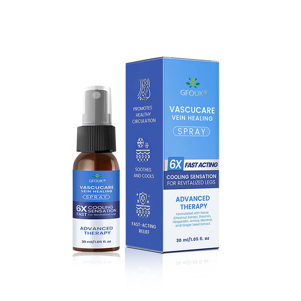 🇦🇺✅✅GFOUK® VascuCare Vein Healing Spray(Designed for Varicose veins, Spider veins, Deep vein Thrombosis, Chronic venous insufficiency, Venous ulcers, Thrombophlebitis and other venous issues)