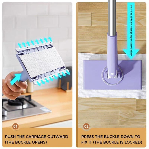 SwapClean | Automatic Cloth-Switching Mop