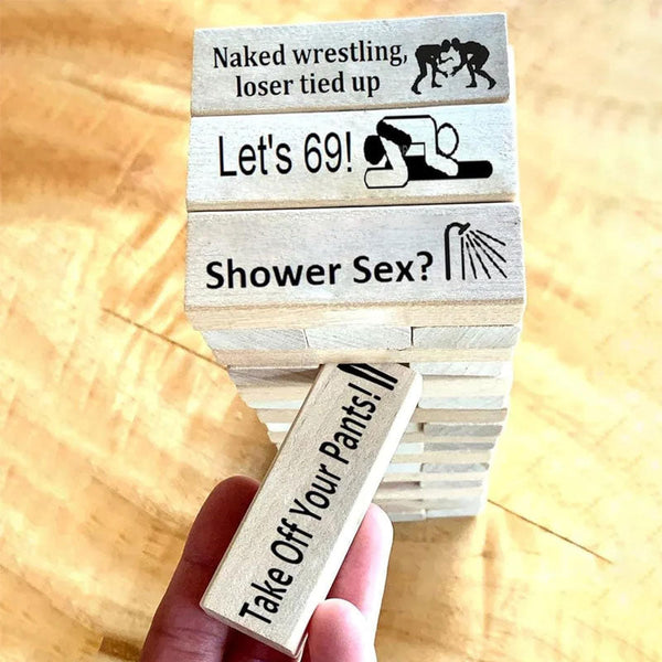 FlirtStack™ | Where Every Block Reveals a Secret… or a Dare!