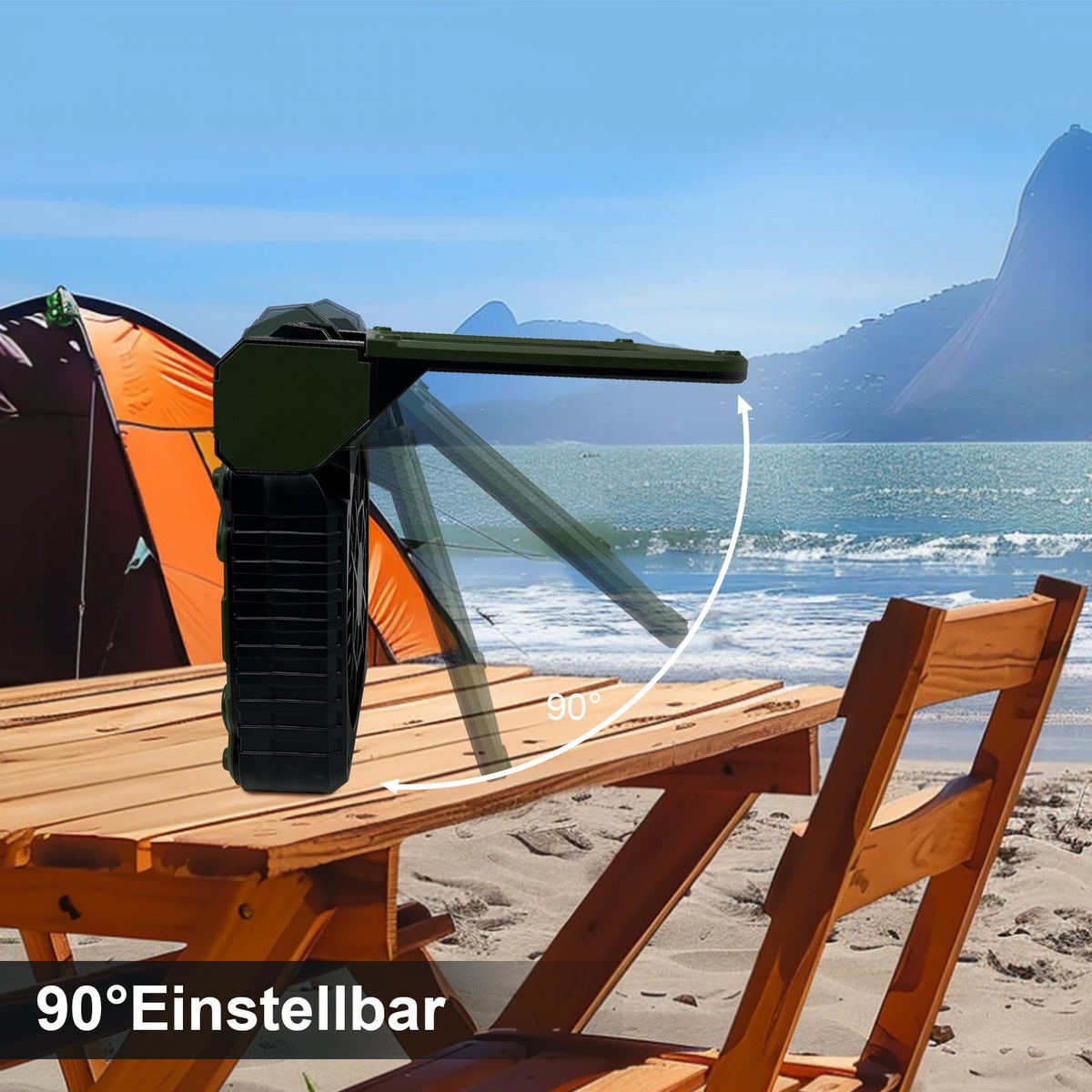 SunFan™ Solar Camping Companion