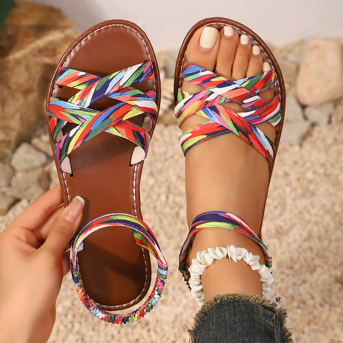 Vireoa — Artisan Vegan Leather Sandals with Cushioned Sole