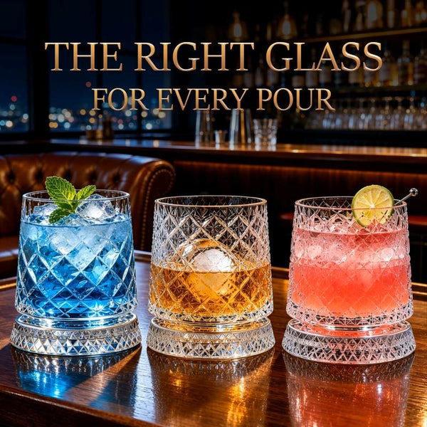 Glaciera™ – Rotating Crystal Glass LED Table Light
