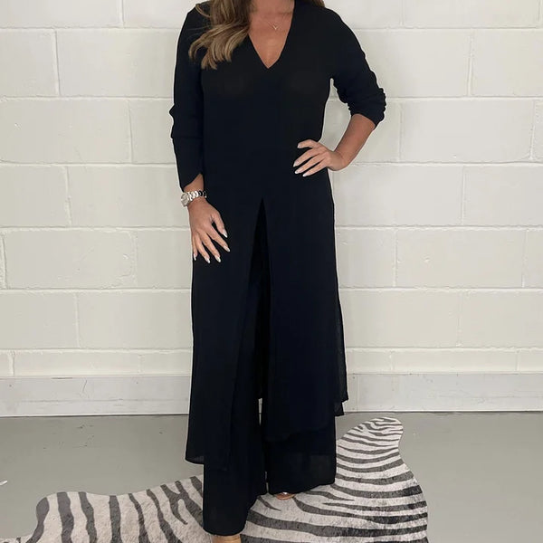 Autumn™ | Women's Long Top and Pants Set