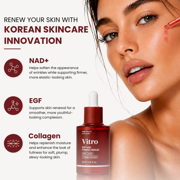 NADGlow™ – EGF & NAD+ Facial Serum for Smooth, Radiant Skin