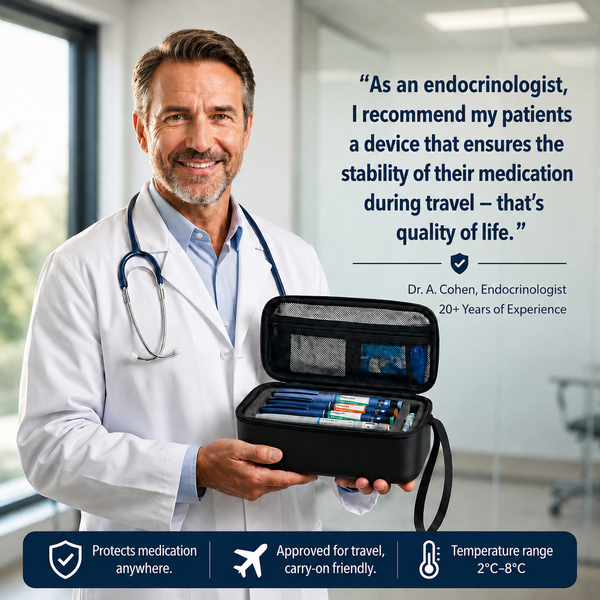 MediCool™ Insulated Medication Case for Easy Travel Organization