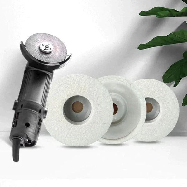 ShineCraft™ Wool Polishing Wheel Disc