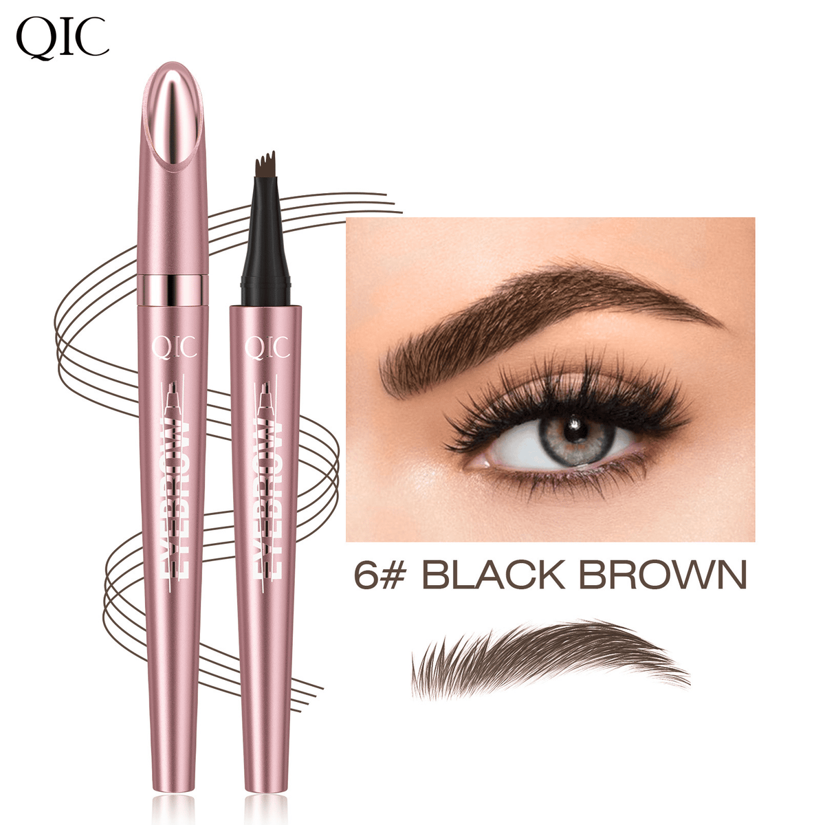 Waterproof Micro-Fork Brow Pencil