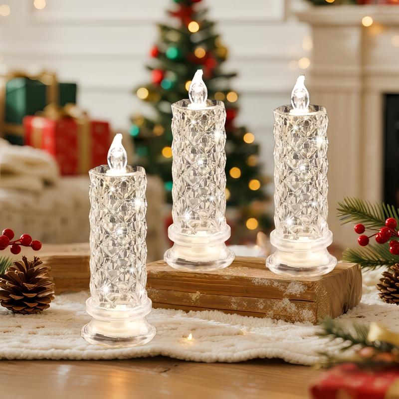 【LAST DAY SALE】LED Crystal Candle Lights ✨🕯️🔥 Buy 2 Get 1 Free, Ends Today!