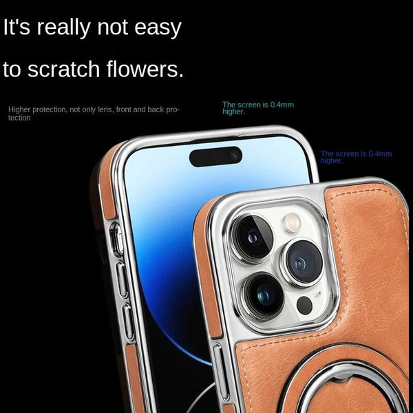 LuxVerge™ | Secure Your iPhone in Leather Luxury