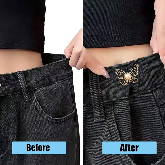 GlimmerWing – Stylish Detachable Butterfly Clips Set