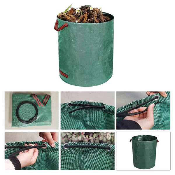 SteelGrip GardenTough™ — Haul Twice the Weight, Crush Every Cleanup Without a Tear