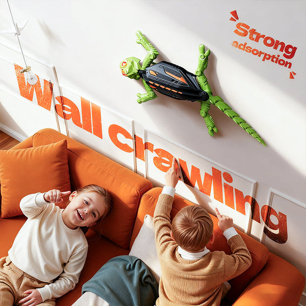 Adora Wall Crawler Gecko - LED RC Toy - 🎮 Easy to Control, Fun for Everyone!🦎