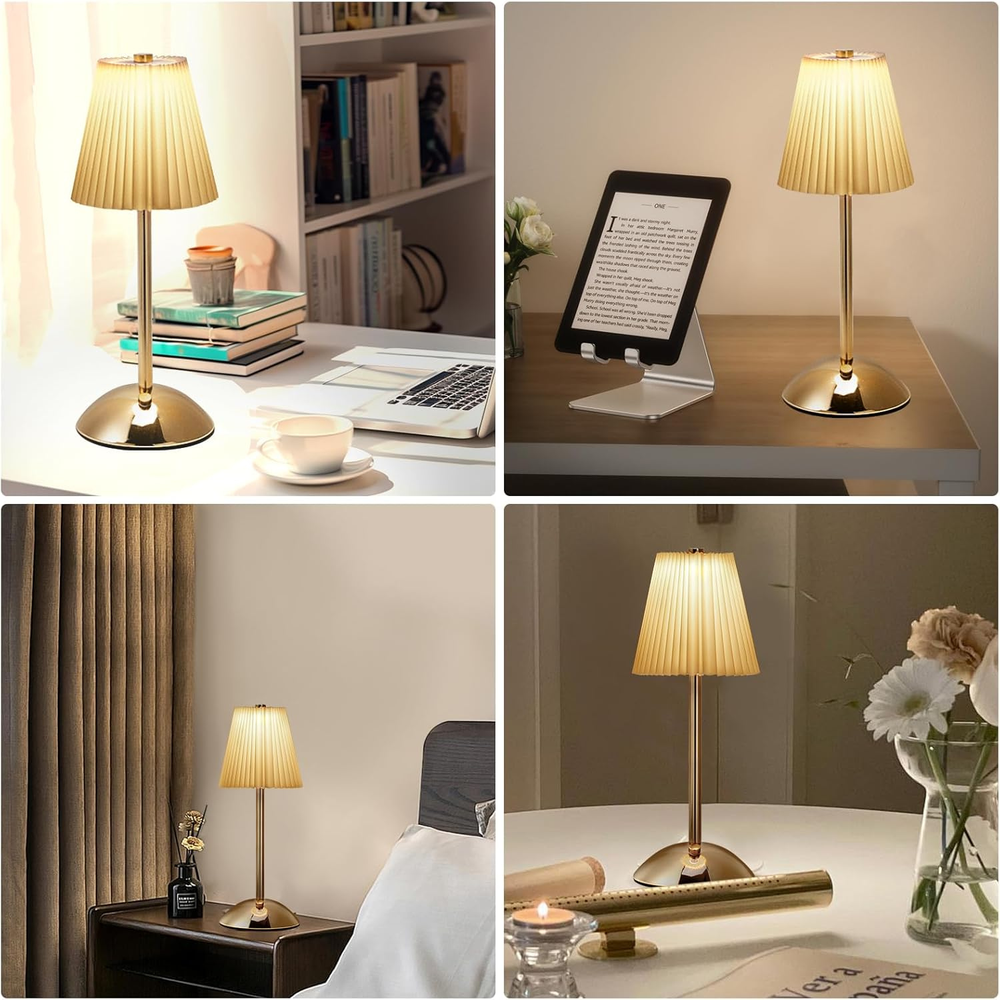 Aurevia™ – Modern Cordless Rechargeable Dimmable LED Table Lamp
