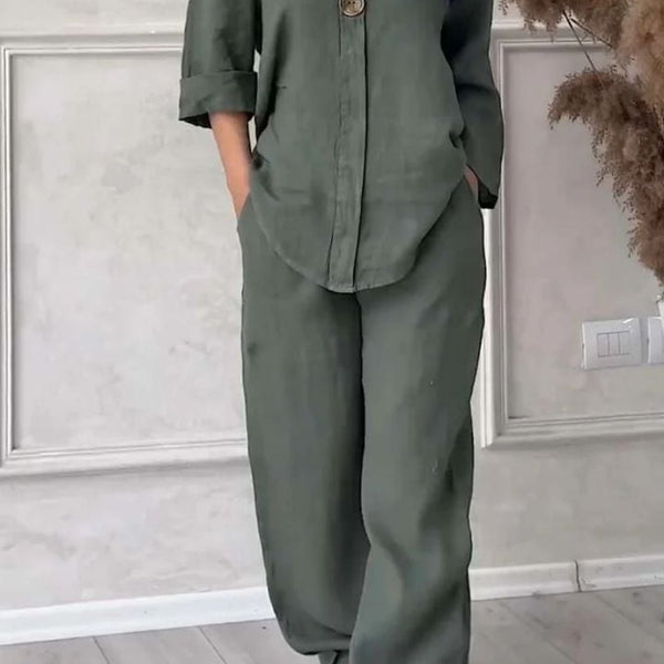 Alexa™ Linen two-piece set