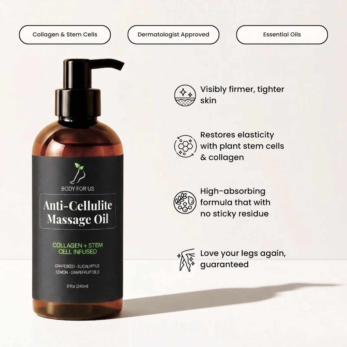 GlowMotion™ Massage Oil Supports Smoother Skin Every Day
