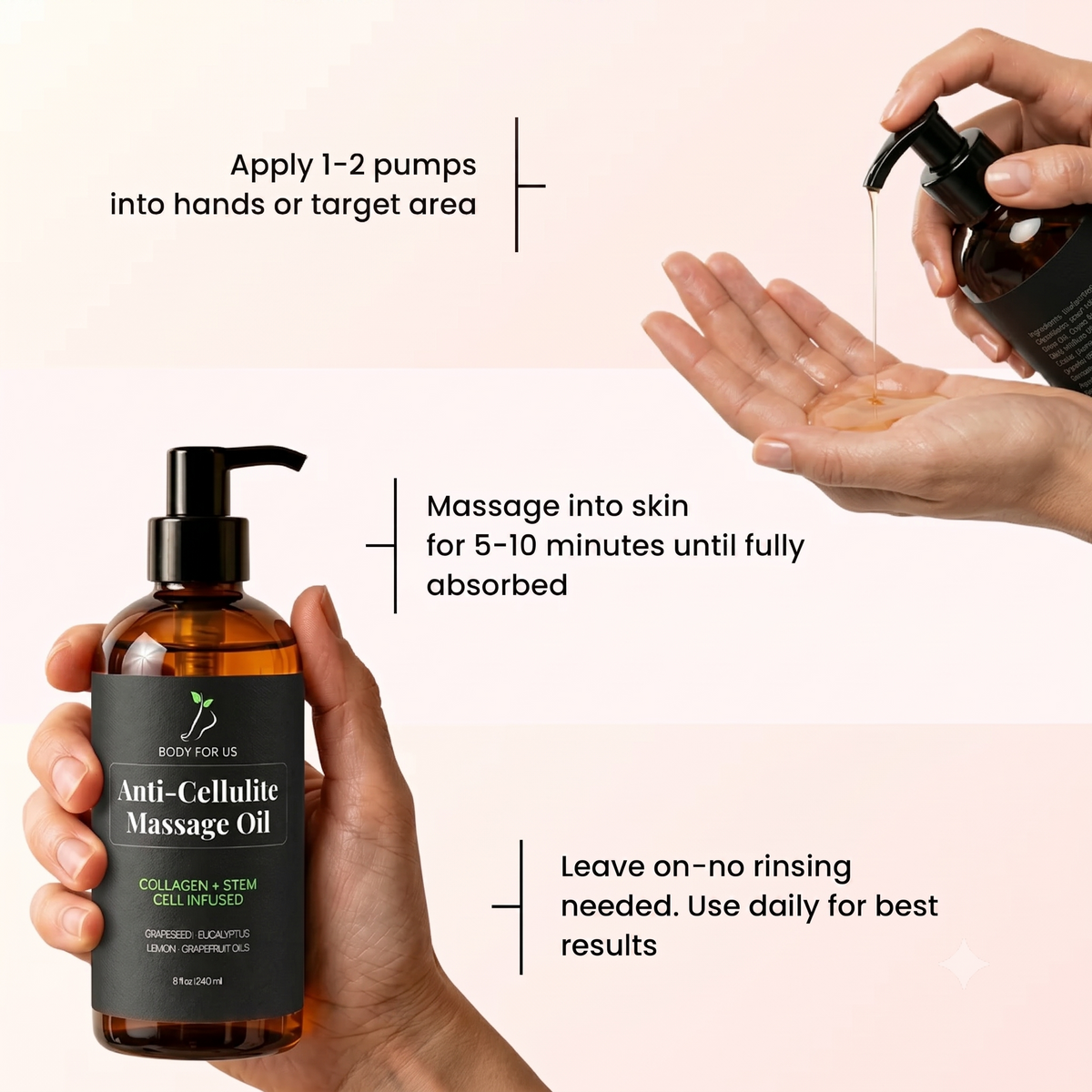 GlowMotion™ Massage Oil Supports Smoother Skin Every Day