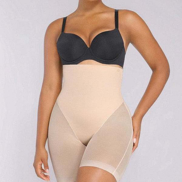 BOOT-YEAH™ MeshSmooth™ High-Waisted Mid Thigh Short