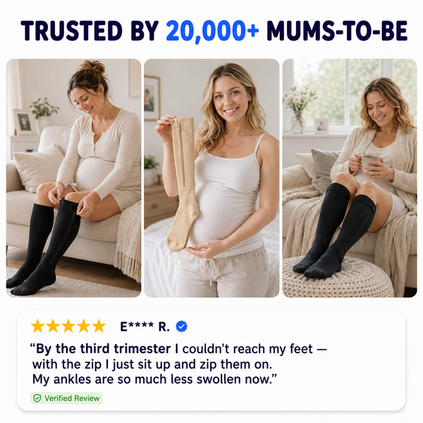 MamaLuxe™ – Comfortable compression socks for pregnancy and easy use