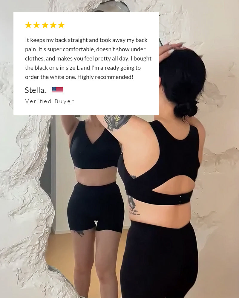PosturaVela™ Cross Back Bra for Supportive Comfort