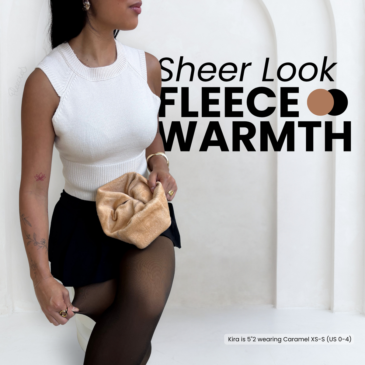 Softelle™ – Fluffy fleece tights for warm, relaxed legs