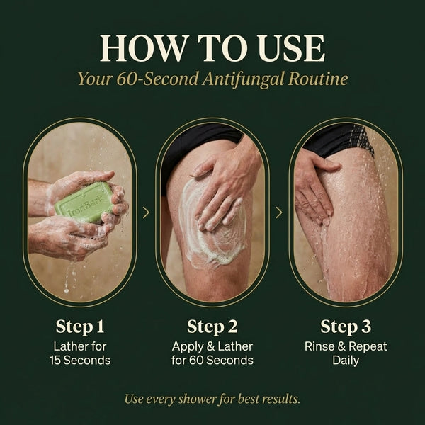 Ironbark Tea Tree Antifungal Bar – Deeply Clears Fungal Infection and Skin Balance from the Root