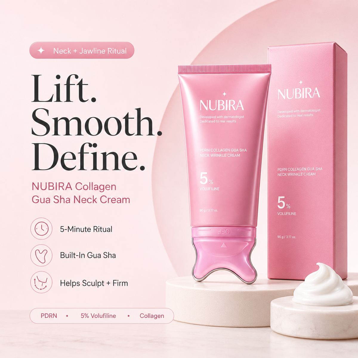 PDRN Luxe™ – Gua Sha Cream for radiant, nourished skin