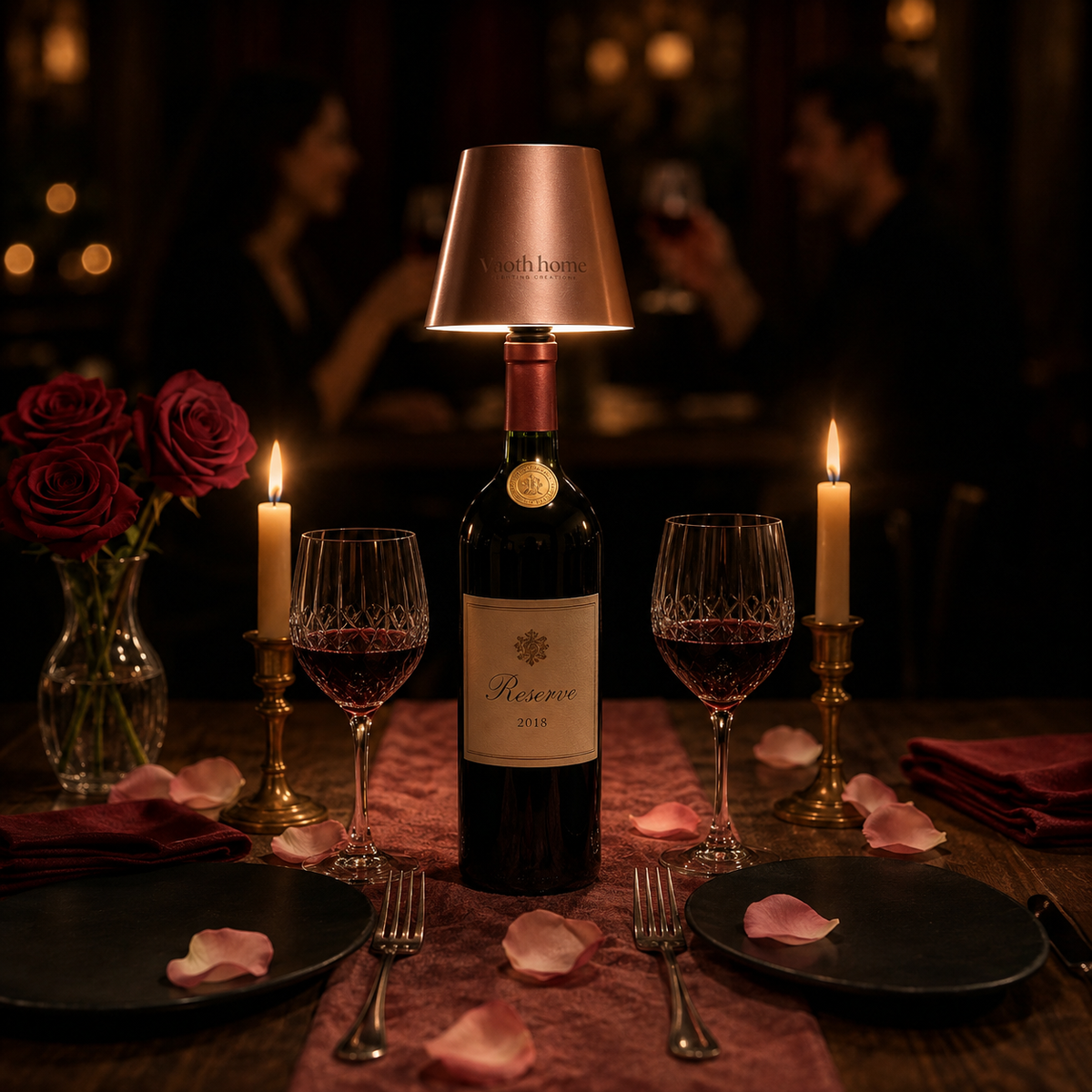 Luminova™ – Wireless bottle light with USB-C