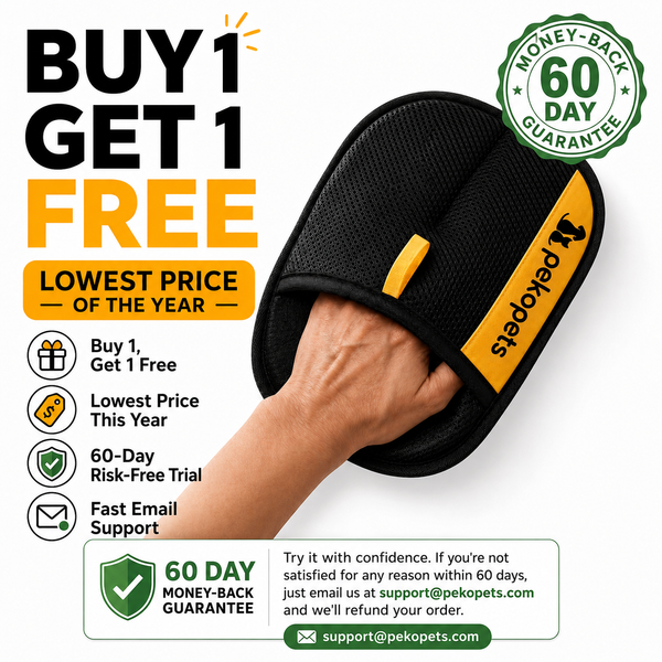 PawGroom™ – 2-in-1 Grooming Glove for Dogs & Cats